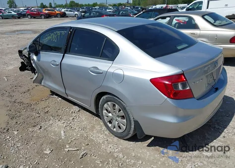 2012 Honda Civic Lx из США, поврежденный, VIN 19XFB2F50CE341378